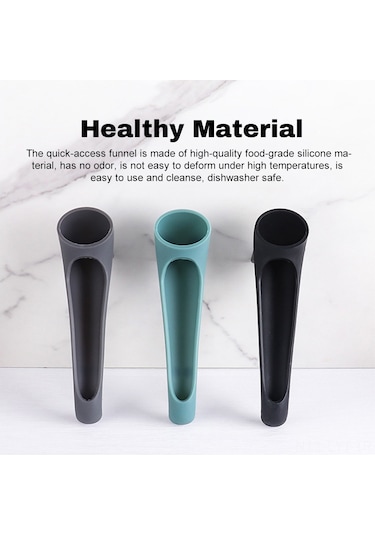 Youtek Ev Espresso Makinesi İçin Yemek Grubu Silikon Su Doldurma Huni - Taşınmadan, Parçalamadan Hızlı Ve Dökülmeden Su Ekleme Aracı Yeşil Yeşil
