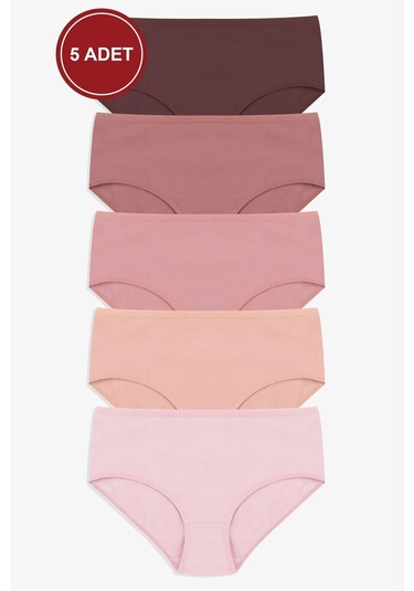 Kadın 5'li Geniş Kenar Külot Ko1105ktl S