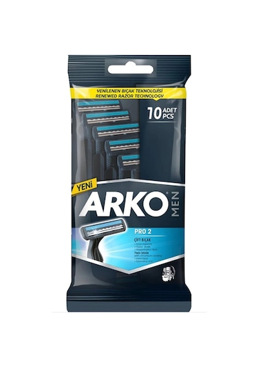Arko Men Pro2 Tıraş Bıçağı 4 x 10'lu