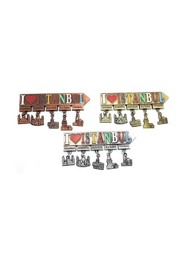 İstanbul Temalı Metal Magnet Alk3343