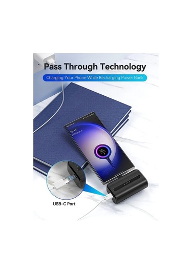 Novahub İphone Uyumlu 15/15p/15pro/15promax/samsung S24/23/22 Hızlı Şarj Usb-c 6000mah Taşınabilir Pil Amerika Birleşik Devletleri