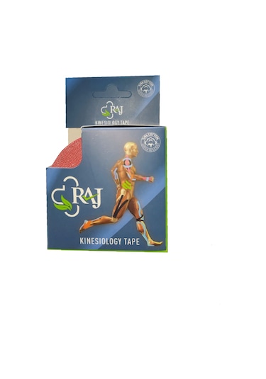 Raj Kinesio Tape  Sporcu Bandı Kırmızı 5 M x 5 CM