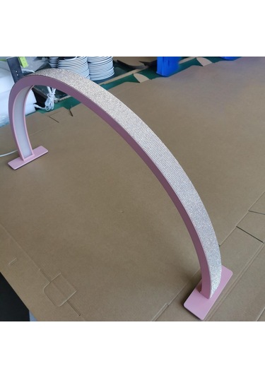 Suntek Yarım Ay Tırnak Masa Lambası Led Pembe-elmas-taklidi