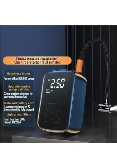 Jialan Araba Şişirme Taşınabilir Hava Kompresörü