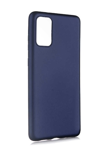 Ekılıf - Samsung Galaxy S20 Plus Uyumlu Kılıf Mat Soft Premier Silikon Kapak - Lacivert