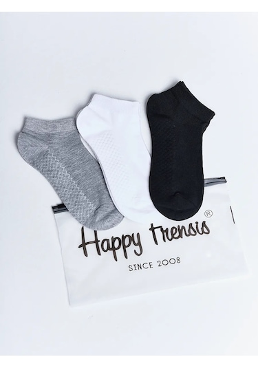 Happy Frensis Kısa Çoraplar 5 Çiftlik Set 249113580 Beyaz