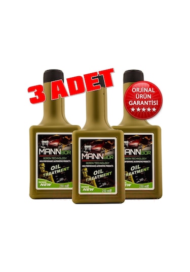 Mann Nano Teknolojili Motorkoruyucu Bor Yağ Katkısı 250Ml 3 Adet