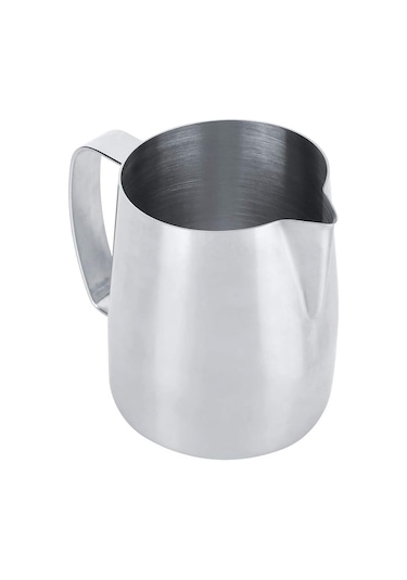 400ml Süt Köpürtücü, Metal Köpüren Bardak Paslanmaz Çelik Süt Buharlı Pot Kahve Latte Köpürtücü Kahve Barı Barista Araçları