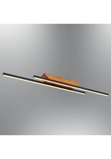 Özcan Aydınlatma 3148-1-19 Elppir 2 Çubuklu Armatür Siyah Siyah