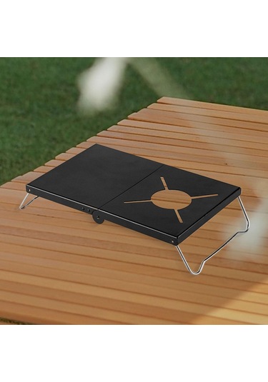 Dolıty Kamp Masası Katlanır Masa Piknik Bacak Sırt Siyah Çok Renkli