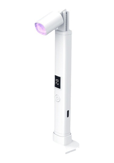Hfambition Beyaz Led Tırnak Lambası, Telefon Tutucu Tabanlı, 180mah Pil, 45/60s Zamanlama, Geri Çekilebilir Katlanabilir Kafa, Ekranlı Beyaz