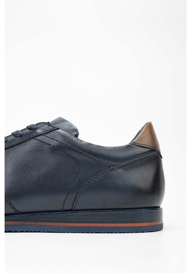 Tamer Tanca Erkek Hakiki Deri Lacivert Casual Ayakkabı 987 080 Erk Ayk Sk23/24 Lacıvert Lacivert