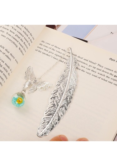 Metal Tüy Ayracı, 3d Kelebek Kolye Ayracı. Harika Hediyeler