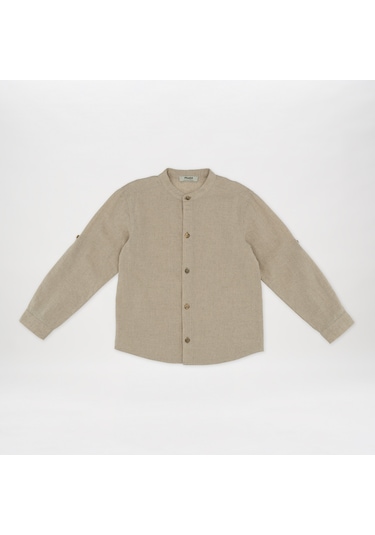 Erkek Çocuk Hakim Yaka Gömlek 2411bk06017-4443 001