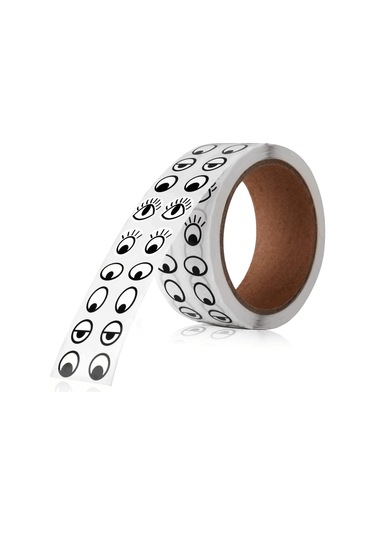 2000 Adet Göz Etiketi, Kendin Yap El Yapımı Sanat Ve El Sanatları Oyuncakları Ve Ev Dekorasyonu İçin Kendinden Yapışkanlı Gözler Siyah Ve Beyaz Çok Renkli