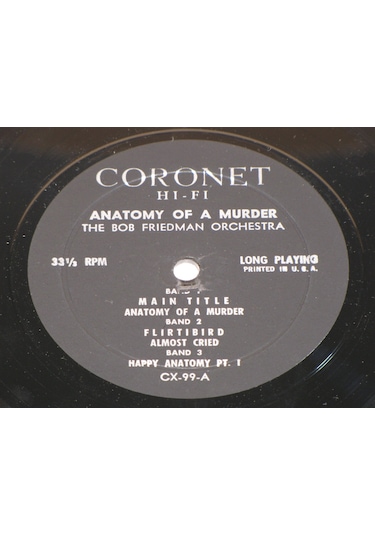 Anatomy Of A Murder - Soundtrack 33 LP Albüm