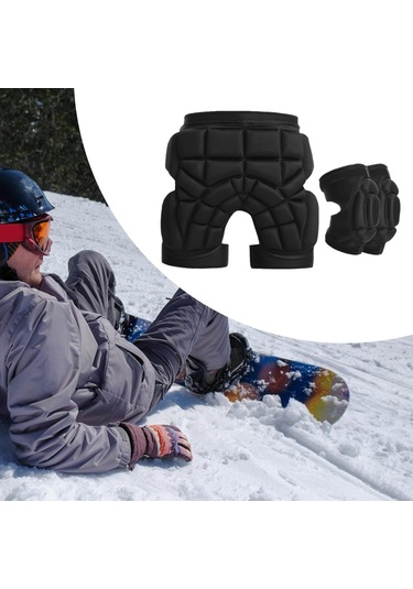 Suntek Dolgulu Şort Eva Çocuk Kalça Koruma Pedi Beden-xxs Siyah