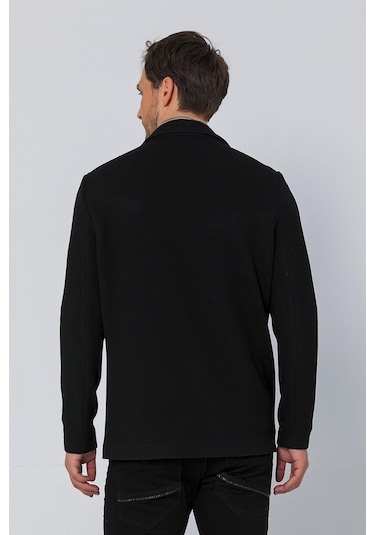 Cekmon Erkek Düğmeli Çok Cepli Rahat Blazer Regular Fit Klasik Ceket 001