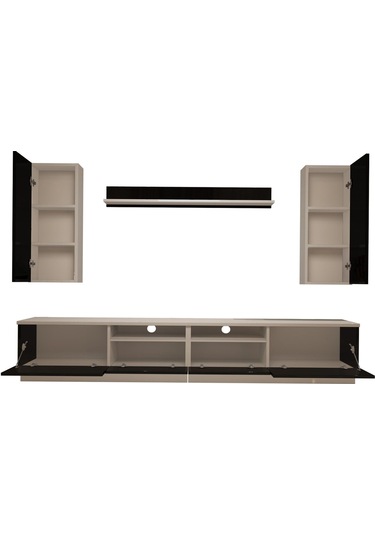 Decoraktiv Trendstyle 5220ds Slm Tv Ünitesi Tv Sehpası Beyaz - Siyah