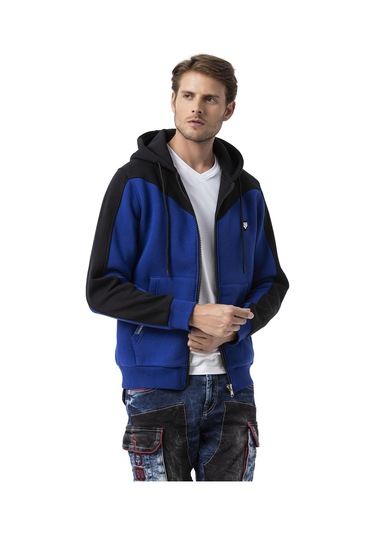 Cl580 Fearless Impact Men Sweatshirt Saxeblue