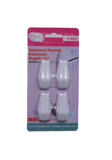 Miny Baby Parmak Sıkışması Engelleyici Aparat-Beyaz Çok Renkli