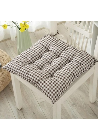 Yer Minderi Yumuşak Yüksek Esneklik Ofis Yurt Çalışma Odası Sandalyesi Yard İçin Daha Kalın Koltuk Minderi 40x40cm C