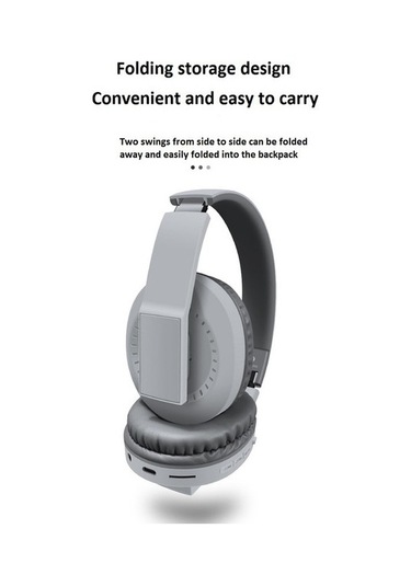 Agoodshop Kablosuz Başa Takılan Bluetooth Kulaklıklar - Katlanır, Büyük, Siyah/kırmızı/gri/pembe/yeşil Renk Seçenekleri - Ipx4 Su Geçirmez, 8 Saatlik Kullanım Süresi