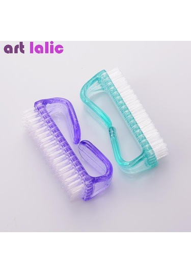 1 Adet Büyük Tırnak Resim Fırçası Manikür Pedikür Yumuşak Toz Kaldırmak İpuçları Ayak Parmakları Aksesuarları Tırnak İçin Araçlar