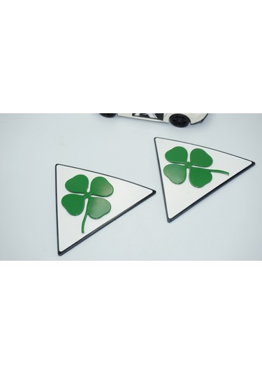 Dk Tuning Yonca Logo Çamurluk 3m 3d Logo Alfa Romeo İle Uyumlu