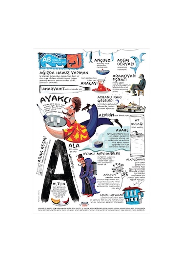 Anason İşleri A Harfli. Poster 50x70cm