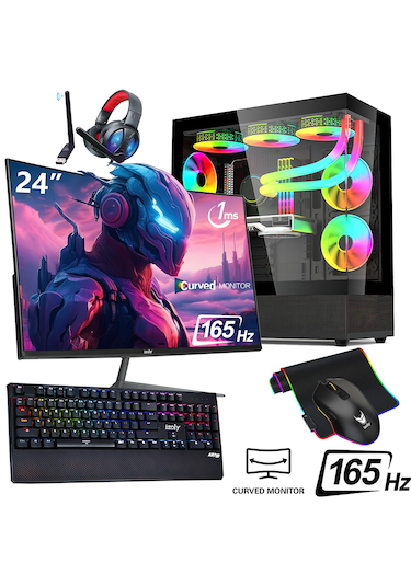 Izoly Ragnarok i7-12700F 32 GB 1 TB NVMe SSD 8 GB RTX3070 24" Free Dos Masaüstü Oyuncu Bilgisayarı