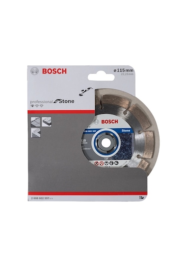 Bosch Stone Beton ve Taş Kesme Diski Elmas 115 MM