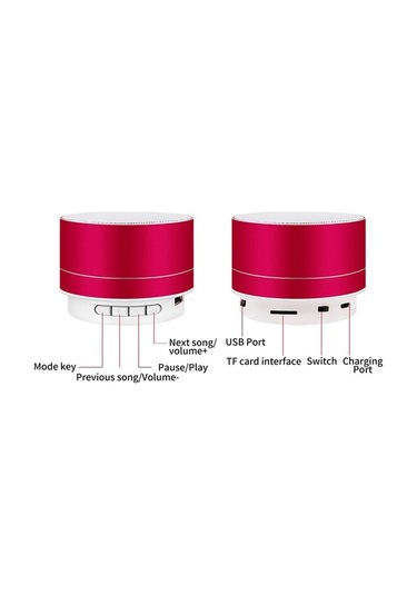 Taşınabilir Mini Bluetooth Hoparlör: 7 Renkli Işık, Usb Şarj, Kablosuz, Seyahat Ve Outdoor İçin