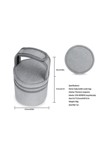 Besthome1 Suntek Şişe Saklama Çantası, El Su Isıtıcısı, Açık Gri Gri
