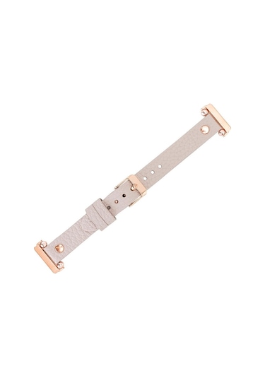 Bouletta Fitbit Versa Deri Kordon Ferro Rose Gold Troklu Gri (443084240)