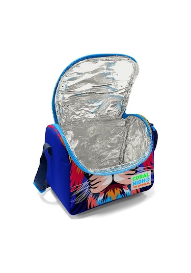 Coral High Kids Lacivert Saks Aslan Desenli Thermo Beslenme Çantası 11741