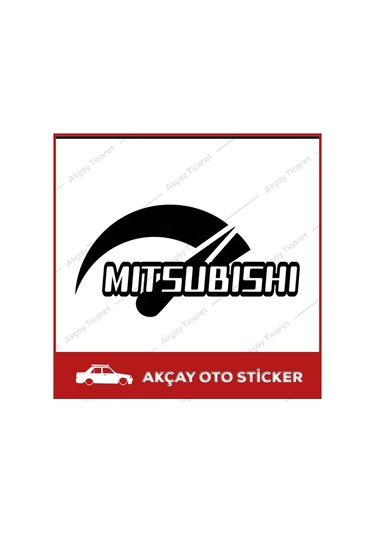 Mitsubishi Ibre Sticker Mitsubishi Oto Sticker Araba Sticker