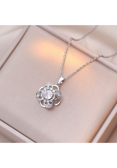 Bayan Kolye: Moda Estetiği Titanyum Çelik Kolye No.228 Çok REnkli