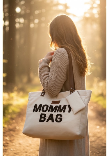 Panama Bag,anne Bebek Bakım Çantası,mommy Bag,cüzdan Hediyeli, Xl Büyük Boy, Essential Edit Serisi Bej