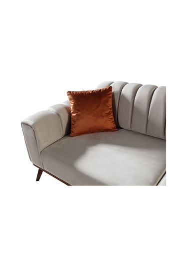 Velar Yataklı Kanepe Babyface Krem Krem