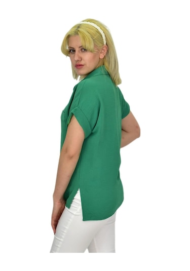 Kadın Ayrobin Kısa Kol Gömlek Bgl-st03696 001