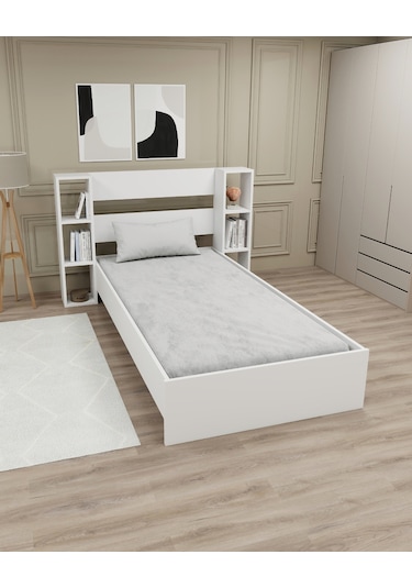 Arnetti Smart Karyola 90x190 Yatak Uyumlu Beyaz