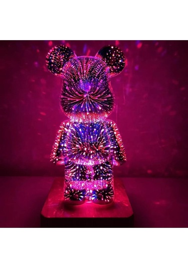 Yaratıcı Ayı Renkli Değişen Atmosfer Işığı Gece Ve Kamp Lambası Renkli Çok Renkli