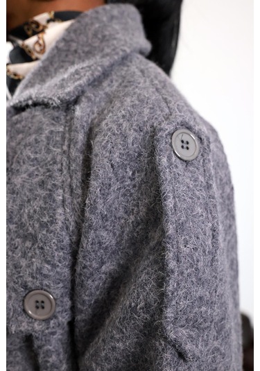 Antrasit Astarlı Kaşe Ceket 286 Antrasit