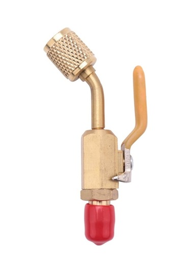 Ulzyvf Twexqny-r410a R134a Klima Şarj Hortumları Hvac 1/4 İnç Ac Soğutucu Akışkan İçin Pirinç Kapatma Vanası, Klima Bakım Seti İle