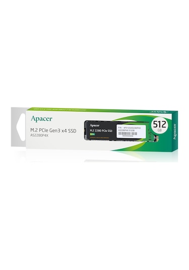 Apacer AP512GAS2280P4X-1 512 GB M.2 PCIe NVMe Gen3 SSD