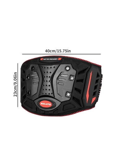 Xuweiwei Red Small S/m Yaz Nefes Alabilir Motosiklet Binicilik Bel Kemeri Erkek Off-road Motosiklet Ekipmanları