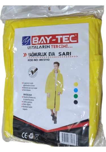Bay Tec Çok Kullanım Kalın Mikron Yağmurluk Eva Mk5110
