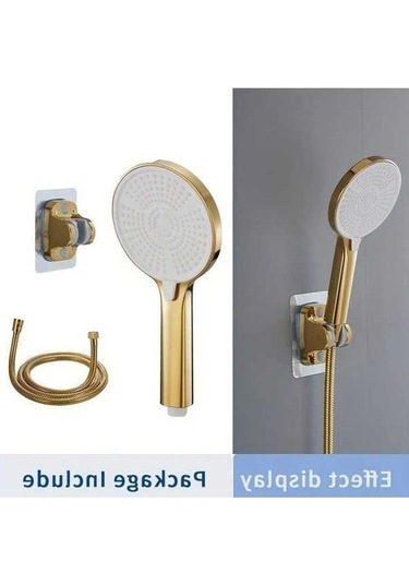 Fastbuy Challenger 3 59 Inç Modül Duş Başlığı Paslanmaz Çelik Seti, Su Basıncını Artırır, Düşük Su İçin Güçlü Akış