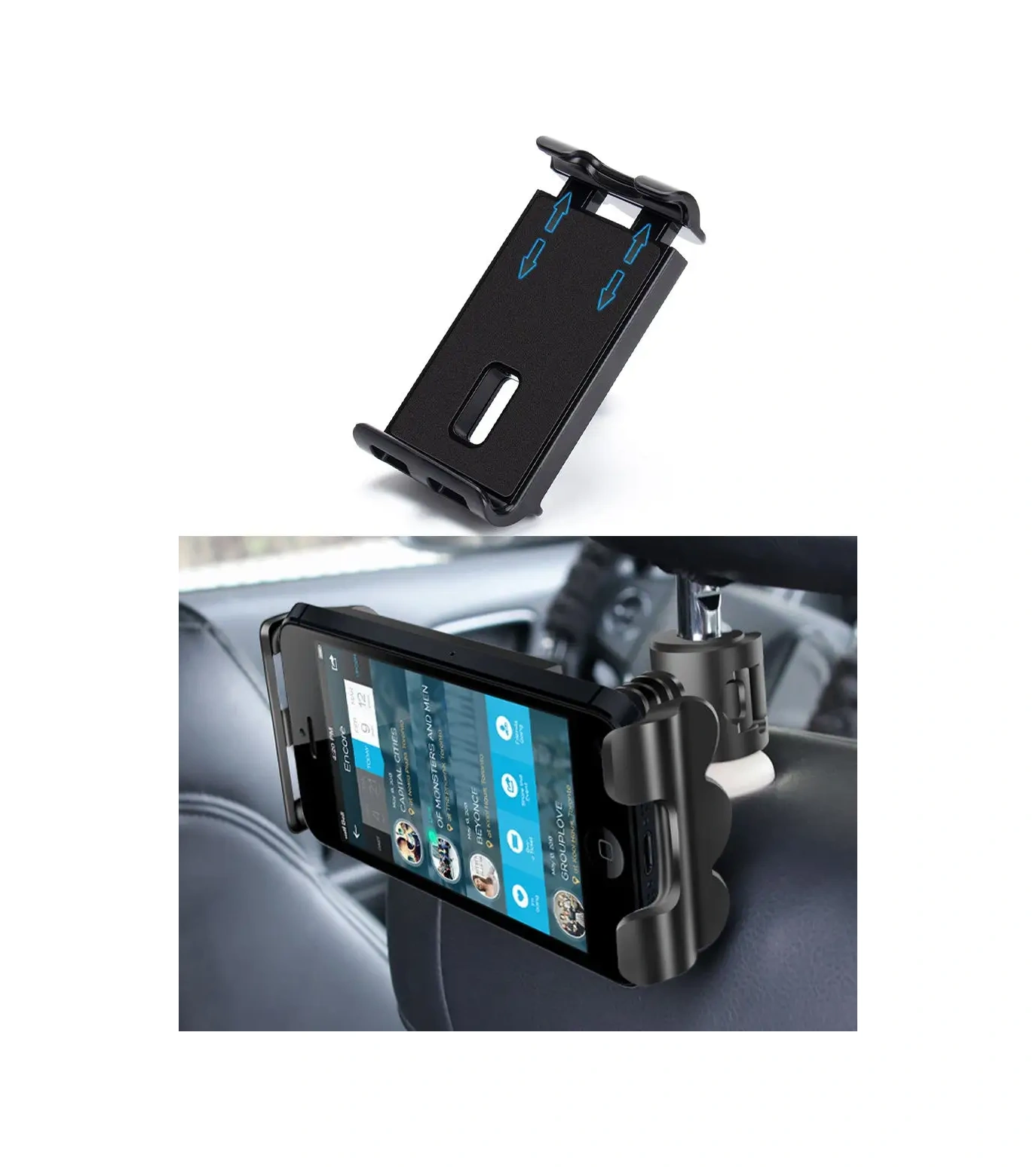 Bravus Başlık İçin Araç Tutucu Akıllı Telefon Ve Tablet İçin 29483226 Siyah